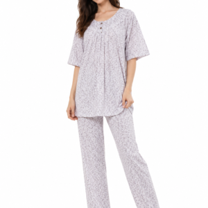 Lavender Meadow Floral Pyjama Set Lavender
